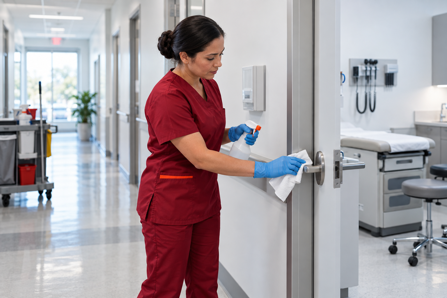 Professional medical facility cleaning